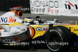 27.05.2007 Monte Carlo, Monaco,  4th Giancarlo Fisichella (ITA), Renault F1 Team, R27 - Formula 1 World Championship, Rd 5, Monaco Grand Prix, Sunday Race