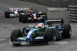 27.05.2007 Monte Carlo, Monaco,  Rubens Barrichello (BRA), Honda Racing F1 Team, RA107 - Formula 1 World Championship, Rd 5, Monaco Grand Prix, Sunday Race