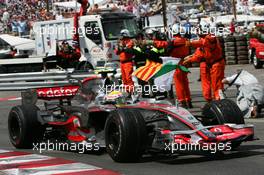 27.05.2007 Monte Carlo, Monaco,  2nd, Lewis Hamilton (GBR), McLaren Mercedes, MP4-22 - Formula 1 World Championship, Rd 5, Monaco Grand Prix, Sunday Race