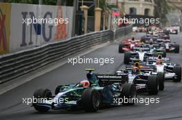 27.05.2007 Monte Carlo, Monaco,  Rubens Barrichello (BRA), Honda Racing F1 Team, RA107 - Formula 1 World Championship, Rd 5, Monaco Grand Prix, Sunday Race