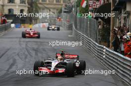 27.05.2007 Monte Carlo, Monaco,  Lewis Hamilton (GBR), McLaren Mercedes, MP4-22 - Formula 1 World Championship, Rd 5, Monaco Grand Prix, Sunday Race