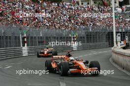 27.05.2007 Monte Carlo, Monaco,  Adrian Sutil (GER), Spyker F1 Team, F8-VII - Formula 1 World Championship, Rd 5, Monaco Grand Prix, Sunday Race