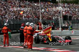 27.05.2007 Monte Carlo, Monaco,  1st, Winner, Fernando Alonso (ESP), McLaren Mercedes, MP4-22 - Formula 1 World Championship, Rd 5, Monaco Grand Prix, Sunday Race