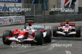 27.05.2007 Monte Carlo, Monaco,  Jarno Trulli (ITA), Toyota Racing, TF107 - Formula 1 World Championship, Rd 5, Monaco Grand Prix, Sunday Race