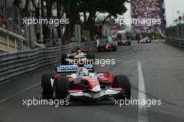 27.05.2007 Monte Carlo, Monaco,  Jarno Trulli (ITA), Toyota Racing, TF107 - Formula 1 World Championship, Rd 5, Monaco Grand Prix, Sunday Race