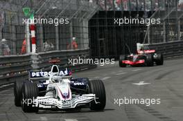 27.05.2007 Monte Carlo, Monaco,  Nick Heidfeld (GER), BMW Sauber F1 Team, F1.07 - Formula 1 World Championship, Rd 5, Monaco Grand Prix, Sunday Race