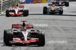 27.05.2007 Monte Carlo, Monaco,  1st, Fernando Alonso (ESP), McLaren Mercedes, MP4-22, 2nd, Lewis Hamilton (GBR), McLaren Mercedes, MP4-22 - Formula 1 World Championship, Rd 5, Monaco Grand Prix, Sunday Race