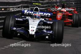 27.05.2007 Monte Carlo, Monaco,  Alexander Wurz (AUT), Williams F1 Team, Kimi Raikkonen (FIN), Räikkönen, Scuderia Ferrari - Formula 1 World Championship, Rd 5, Monaco Grand Prix, Sunday Race