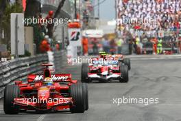 27.05.2007 Monte Carlo, Monaco,  Felipe Massa (BRA), Scuderia Ferrari, F2007 - Formula 1 World Championship, Rd 5, Monaco Grand Prix, Sunday Race