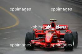 26.05.2007 Monte Carlo, Monaco,  Kimi Raikkonen (FIN), Räikkönen, Scuderia Ferrari, F2007 - Formula 1 World Championship, Rd 5, Monaco Grand Prix, Saturday Practice