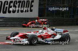 26.05.2007 Monte Carlo, Monaco,  Jarno Trulli (ITA), Toyota Racing, TF107 - Formula 1 World Championship, Rd 5, Monaco Grand Prix, Saturday Qualifying