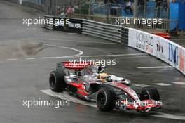 26.05.2007 Monte Carlo, Monaco,  Lewis Hamilton (GBR), McLaren Mercedes, MP4-22, takes a different route around the circuit - Formula 1 World Championship, Rd 5, Monaco Grand Prix, Saturday Practice