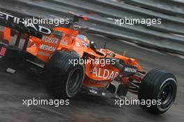 26.05.2007 Monte Carlo, Monaco,  Adrian Sutil (GER), Spyker F1 Team, F8-VII - Formula 1 World Championship, Rd 5, Monaco Grand Prix, Saturday Practice