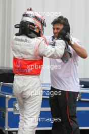 26.05.2007 Monte Carlo, Monaco,  Pole Position, 1st, Fernando Alonso (ESP), McLaren Mercedes, MP4-22 - Formula 1 World Championship, Rd 5, Monaco Grand Prix, Saturday Qualifying