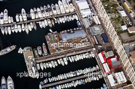 26.05.2007 Monte Carlo, Monaco,  The Red Bull Energy Station, from the sky - Formula 1 World Championship, Rd 5, Monaco Grand Prix, Saturday