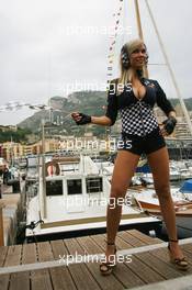 26.05.2007 Monte Carlo, Monaco,  A girl in the paddock - Formula 1 World Championship, Rd 5, Monaco Grand Prix, Saturday