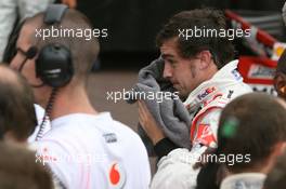 26.05.2007 Monte Carlo, Monaco,  Pole Position, 1st, Fernando Alonso (ESP), McLaren Mercedes, MP4-22 - Formula 1 World Championship, Rd 5, Monaco Grand Prix, Saturday Qualifying