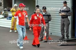 26.05.2007 Monte Carlo, Monaco,  Michael Schumacher (GER), Scuderia Ferrari, Advisor and Jean Todt (FRA), Scuderia Ferrari, Ferrari CEO - Formula 1 World Championship, Rd 5, Monaco Grand Prix, Saturday Practice