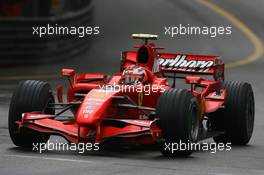 26.05.2007 Monte Carlo, Monaco,  Kimi Raikkonen (FIN), Räikkönen, Scuderia Ferrari, F2007 - Formula 1 World Championship, Rd 5, Monaco Grand Prix, Saturday Practice