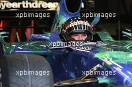 26.05.2007 Monte Carlo, Monaco,  Rubens Barrichello (BRA), Honda Racing F1 Team wearing a new helmet design of JMD with a special thermopainting - Formula 1 World Championship, Rd 5, Monaco Grand Prix, Saturday Practice