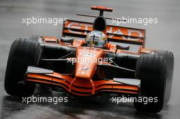 26.05.2007 Monte Carlo, Monaco,  Adrian Sutil (GER), Spyker F1 Team, F8-VII - Formula 1 World Championship, Rd 5, Monaco Grand Prix, Saturday Practice