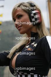 26.05.2007 Monte Carlo, Monaco,  A girl in the paddock - Formula 1 World Championship, Rd 5, Monaco Grand Prix, Saturday