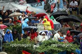 26.05.2007 Monte Carlo, Monaco,  FANS in the rain - Formula 1 World Championship, Rd 5, Monaco Grand Prix, Saturday