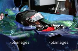 26.05.2007 Monte Carlo, Monaco,  Rubens Barrichello (BRA), Honda Racing F1 Team wearing a new helmet design of JMD with a special thermopainting - Formula 1 World Championship, Rd 5, Monaco Grand Prix, Saturday Practice