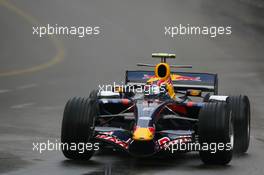 26.05.2007 Monte Carlo, Monaco,  Mark Webber (AUS), Red Bull Racing, RB3 - Formula 1 World Championship, Rd 5, Monaco Grand Prix, Saturday Practice