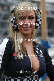 26.05.2007 Monte Carlo, Monaco,  A girl in the paddock - Formula 1 World Championship, Rd 5, Monaco Grand Prix, Saturday