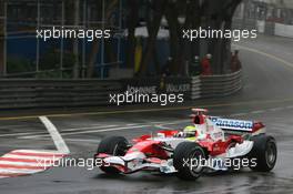 26.05.2007 Monte Carlo, Monaco,  Ralf Schumacher (GER), Toyota Racing, TF107 - Formula 1 World Championship, Rd 5, Monaco Grand Prix, Saturday Practice