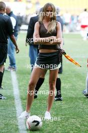 22.05.2006 Monte Carlo, Monaco,  Daniela Hantuchova (SLV), Tennis Player - Star Team for Children VS National Team Drivers, Charity Football Match, Louis II Stadium