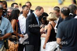 22.05.2006 Monte Carlo, Monaco,  Albert II, Prince of Monaco (Albert Alexandre Louis Pierre Grimaldi; born 14 March 1958), styled His Serene Highness The Sovereign Prince of Monaco - Star Team for Children VS National Team Drivers, Charity Football Match, Louis II Stadium