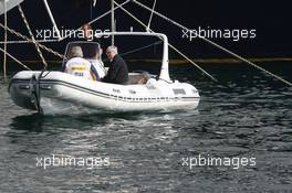 27.05.2007 Monte Carlo, Monaco,  Bernie Ecclestone (GBR) and Flavio Briatore (ITA), Renault F1 Team, Team Chief, Managing Director - Formula 1 World Championship, Rd 5, Monaco Grand Prix, Sunday