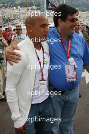 27.05.2007 Monte Carlo, Monaco,  Roberto Carlos (ESP), Real Madrid, Football Player - Formula 1 World Championship, Rd 5, Monaco Grand Prix, Sunday