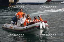 27.05.2007 Monte Carlo, Monaco,  Christijan Albers (NED), Spyker F1 Team and Adrian Sutil (GER), Spyker F1 Team - Formula 1 World Championship, Rd 5, Monaco Grand Prix, Sunday