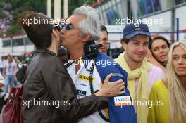 27.05.2007 Monte Carlo, Monaco,  Slavica Ecclestone (SLO), Wife to Bernie Ecclestone and Flavio Briatore (ITA), Renault F1 Team, Team Chief, Managing Director - Formula 1 World Championship, Rd 5, Monaco Grand Prix, Sunday