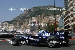 24.05.2007 Monte Carlo, Monaco,  Alexander Wurz (AUT), Williams F1 Team, FW29 - Formula 1 World Championship, Rd 5, Monaco Grand Prix, Thursday Practice