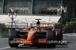 24.05.2007 Monte Carlo, Monaco,  Christijan Albers (NED), Spyker F1 Team, F8-VII - Formula 1 World Championship, Rd 5, Monaco Grand Prix, Thursday Practice