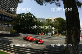 24.05.2007 Monte Carlo, Monaco,  Kimi Raikkonen (FIN), Räikkönen, Scuderia Ferrari, F2007 - Formula 1 World Championship, Rd 5, Monaco Grand Prix, Thursday Practice