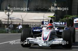 24.05.2007 Monte Carlo, Monaco,  Robert Kubica (POL),  BMW Sauber F1 Team - Formula 1 World Championship, Rd 5, Monaco Grand Prix, Thursday Practice