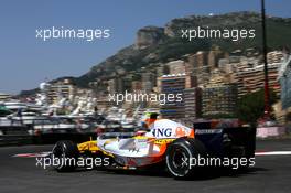 24.05.2007 Monte Carlo, Monaco,  Heikki Kovalainen (FIN), Renault F1 Team, R27 - Formula 1 World Championship, Rd 5, Monaco Grand Prix, Thursday Practice