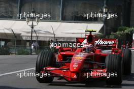 24.05.2007 Monte Carlo, Monaco,  Kimi Raikkonen (FIN), Räikkönen, Scuderia Ferrari, F2007 - Formula 1 World Championship, Rd 5, Monaco Grand Prix, Thursday Practice