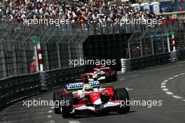 24.05.2007 Monte Carlo, Monaco,  Ralf Schumacher (GER), Toyota Racing, TF107 - Formula 1 World Championship, Rd 5, Monaco Grand Prix, Thursday Practice