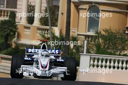 24.05.2007 Monte Carlo, Monaco,  Nick Heidfeld (GER), BMW Sauber F1 Team, F1.07 - Formula 1 World Championship, Rd 5, Monaco Grand Prix, Thursday Practice