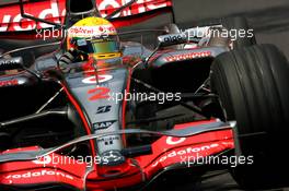 24.05.2007 Monte Carlo, Monaco,  Lewis Hamilton (GBR), McLaren Mercedes, MP4-22 - Formula 1 World Championship, Rd 5, Monaco Grand Prix, Thursday Practice