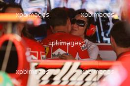 24.05.2007 Monte Carlo, Monaco,  Michael Schumacher (GER), Scuderia Ferrari, Advisor, arrives at the circuit / going to his Team in the Pit Lane with Michelle Yeoh (MLY, ex. James Bond girl, actor) Girlfriend of Jean Todt - Formula 1 World Championship, Rd 5, Monaco Grand Prix, Thursday