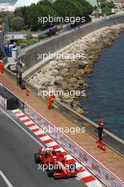 24.05.2007 Monte Carlo, Monaco,  Kimi Raikkonen (FIN), Räikkönen, Scuderia Ferrari, F2007 - Formula 1 World Championship, Rd 5, Monaco Grand Prix, Thursday Practice