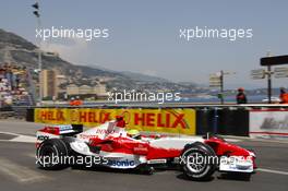 24.05.2007 Monte Carlo, Monaco,  Ralf Schumacher (GER), Toyota Racing, TF107 - Formula 1 World Championship, Rd 5, Monaco Grand Prix, Thursday Practice