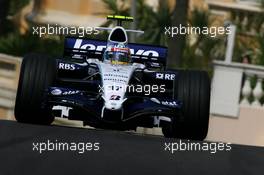 24.05.2007 Monte Carlo, Monaco,  Alexander Wurz (AUT), Williams F1 Team, FW29 - Formula 1 World Championship, Rd 5, Monaco Grand Prix, Thursday Practice